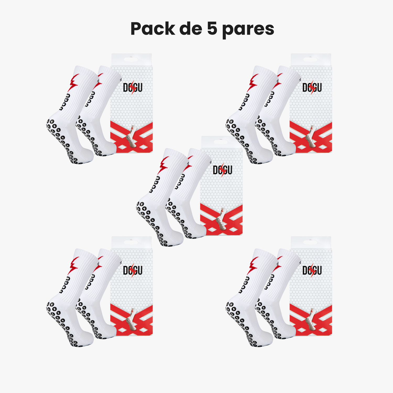 DOGU ULTRA GRIP – Pack de 5 pares